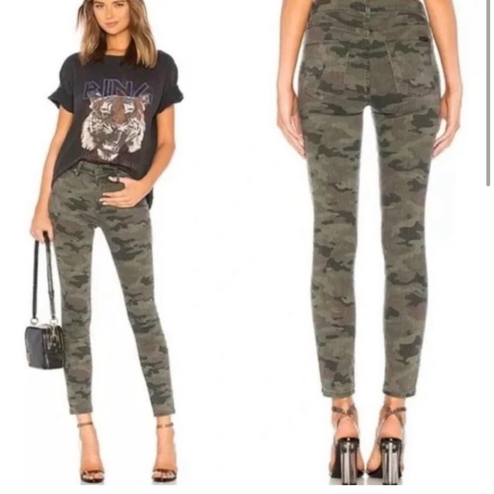 Hudson Barbara Super Skinny Camo Jeans - Picture 1 of 7